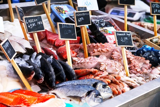 A fishy caption